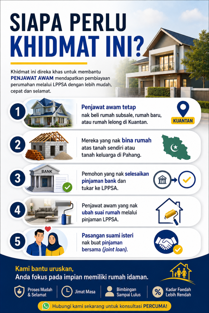 siapa yang perlu guna khidmat konsultan LPPSA Kuantan